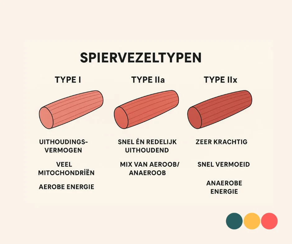 Spiervezel type
